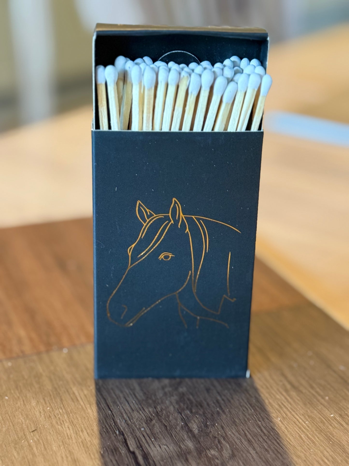 Stable Style - Black Oversized Horse Head Matches