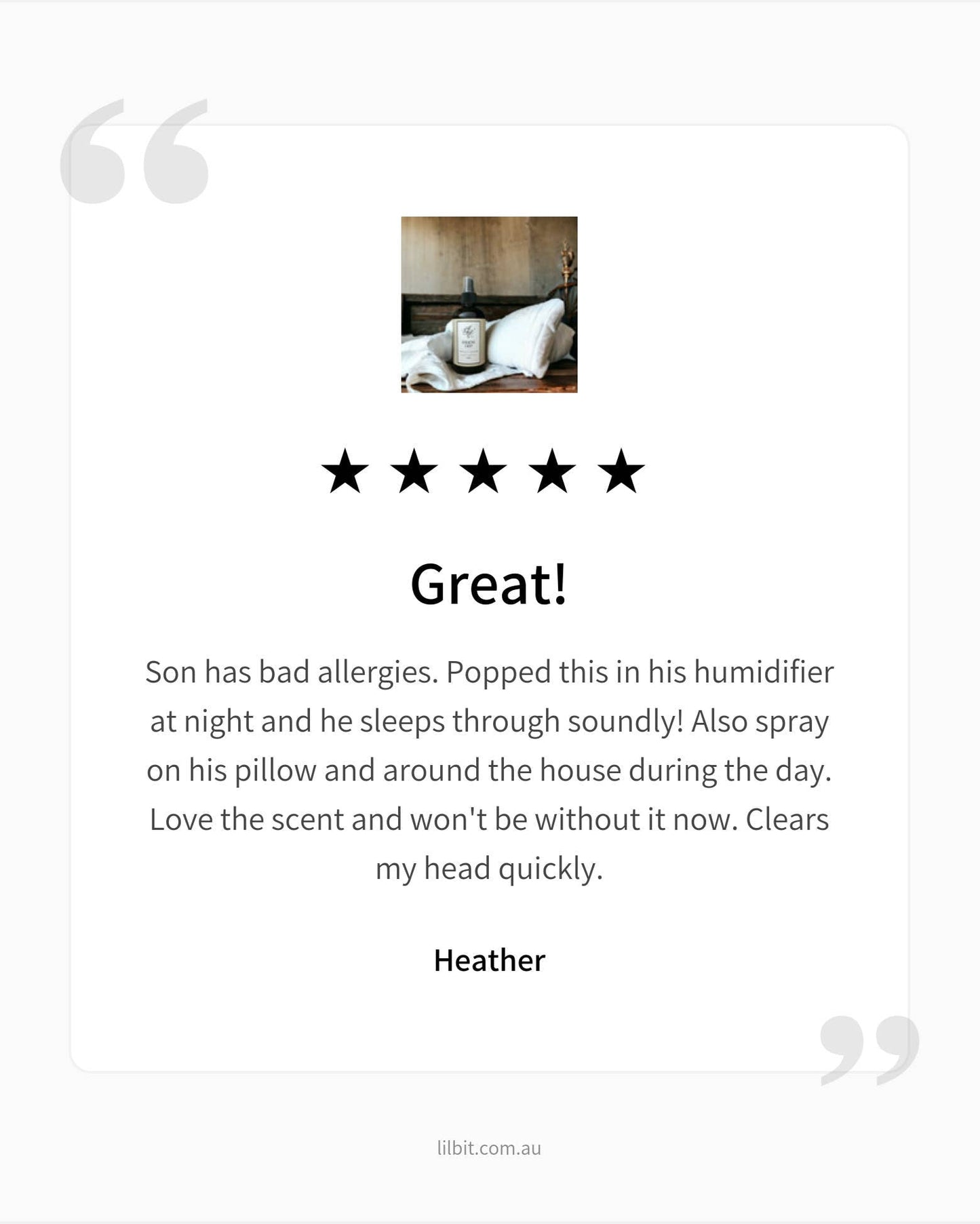 Breathe Easy White Camphor Room/Pillow Spray/Steam Inhalant