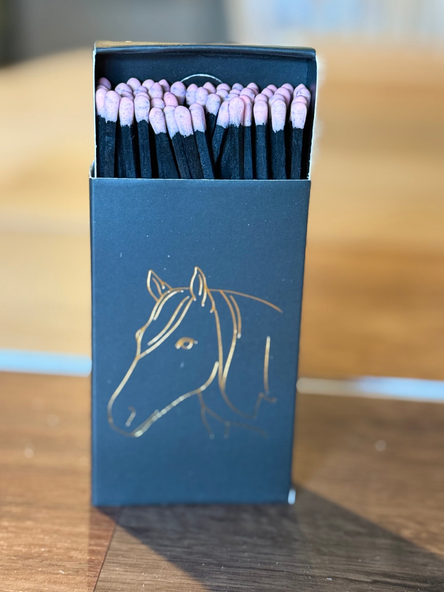 Stable Style - Black Oversized Horse Head Matches