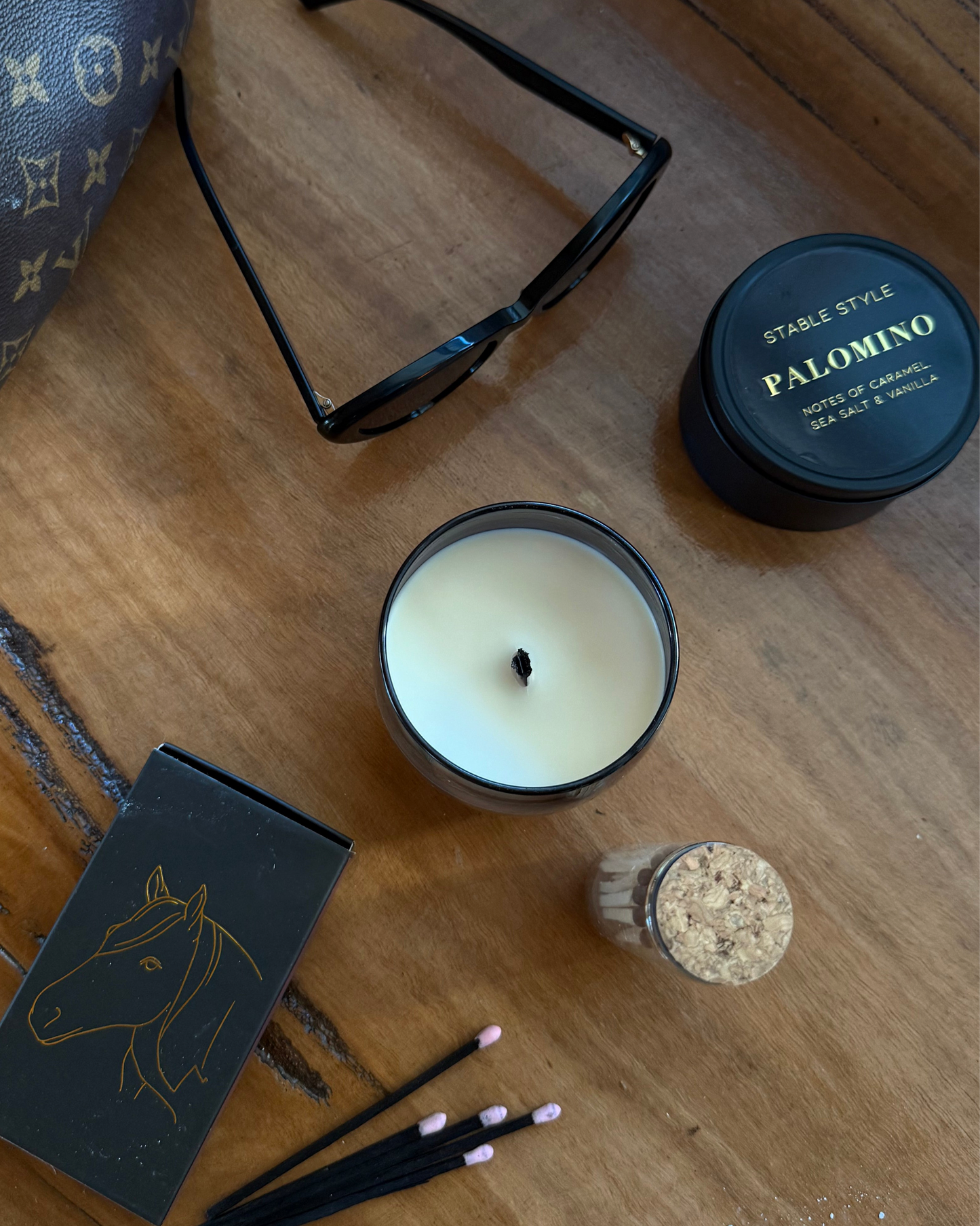 Stable Style - Palomino Soy Wax Seasonal Candle Tin