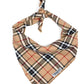 The Worthy Dog - Tan Plaid Bandana 🐶