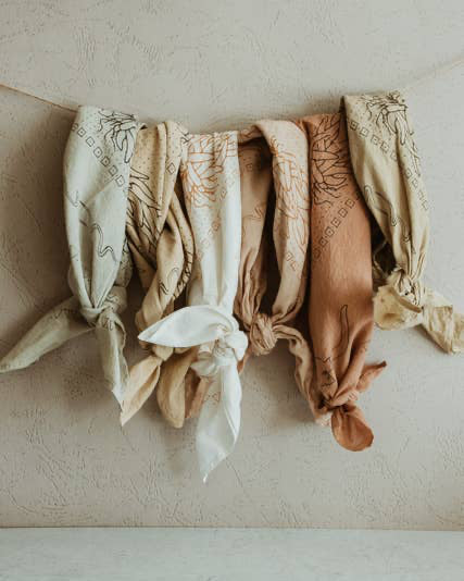 Eloise et moi - Hand dyed Organic cotton Suerte bandana