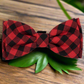 The Worthy Dog - Tan Plaid Bow Tie Small 🐶 🐈‍⬛