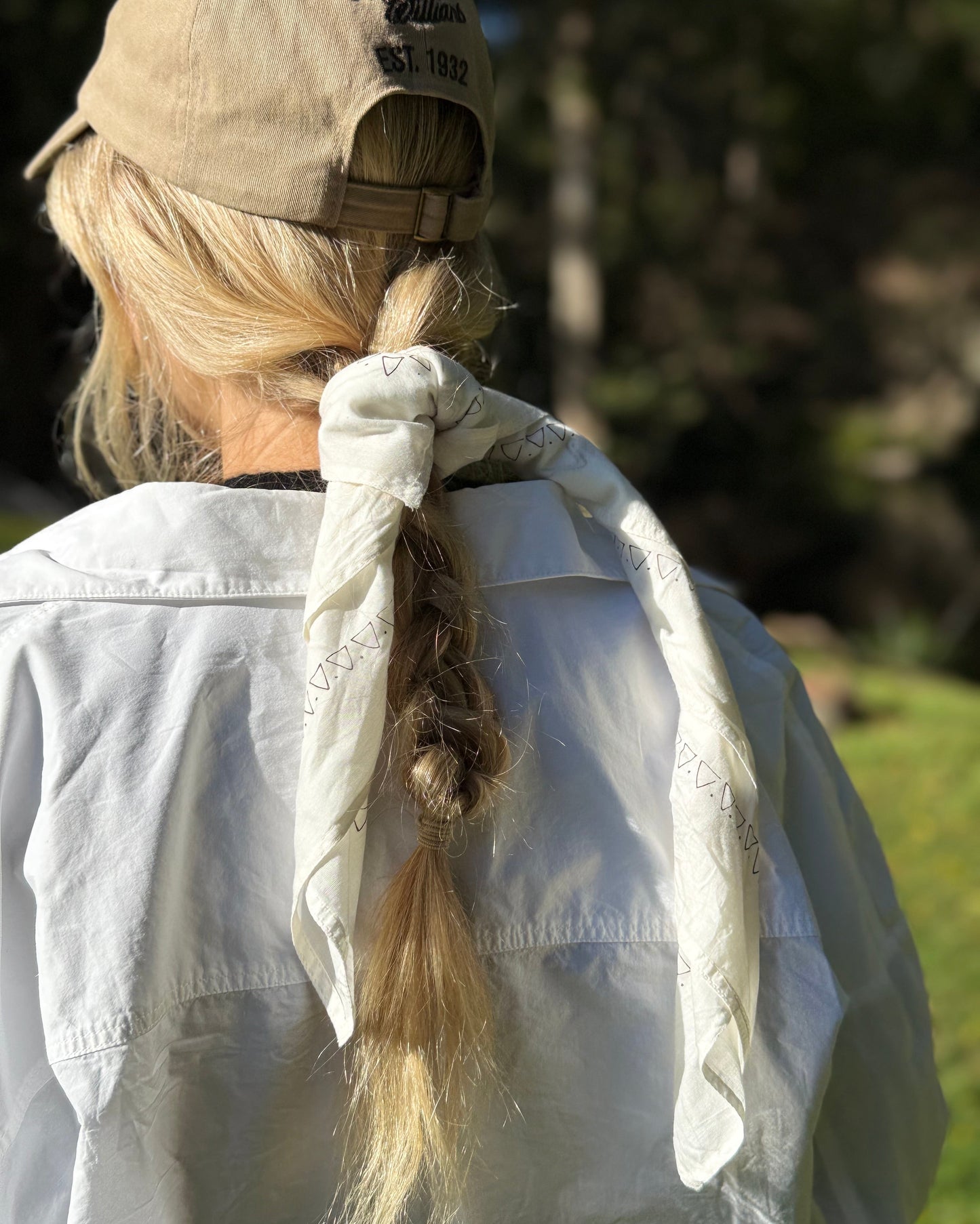 Eloise et moi - Hand dyed Organic cotton Suerte bandana