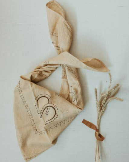 Eloise et moi - Hand dyed Organic cotton Suerte bandana