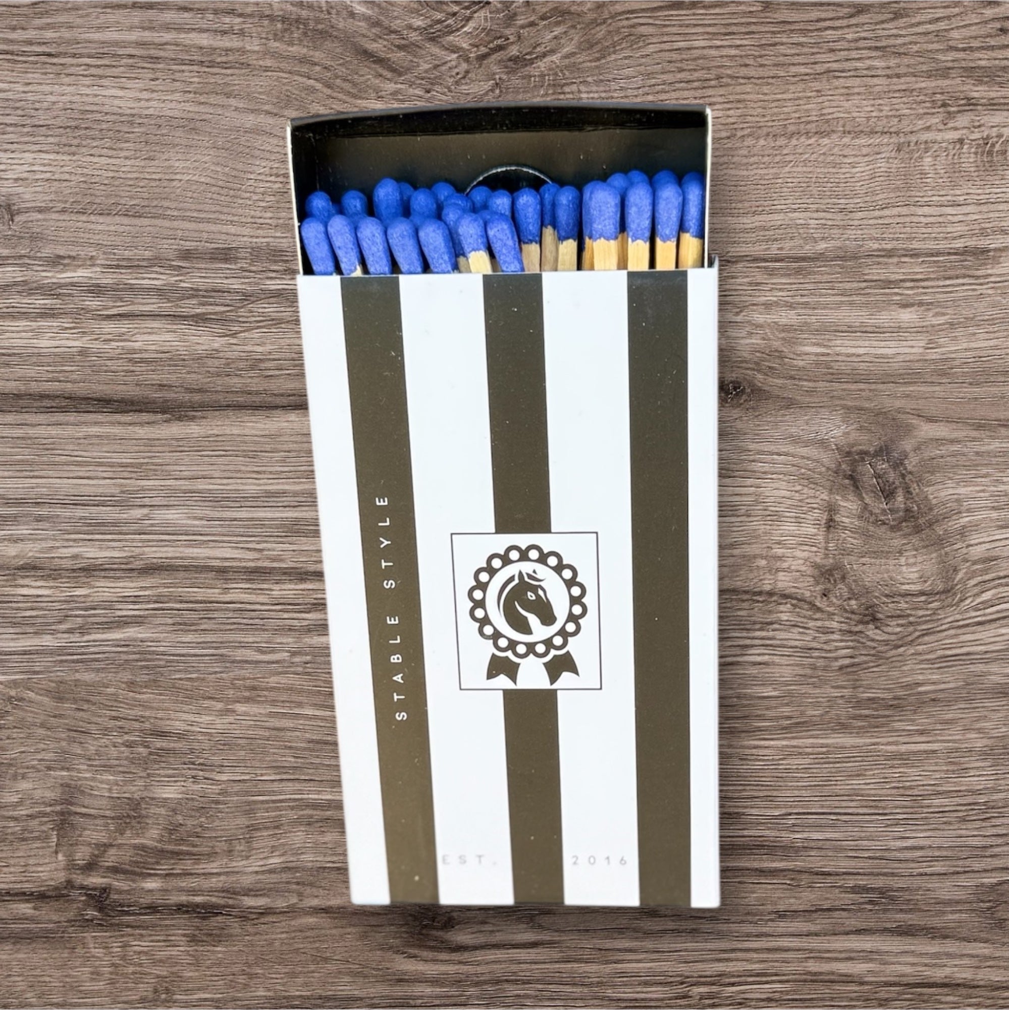 Black & White Striped Equestrian Matches