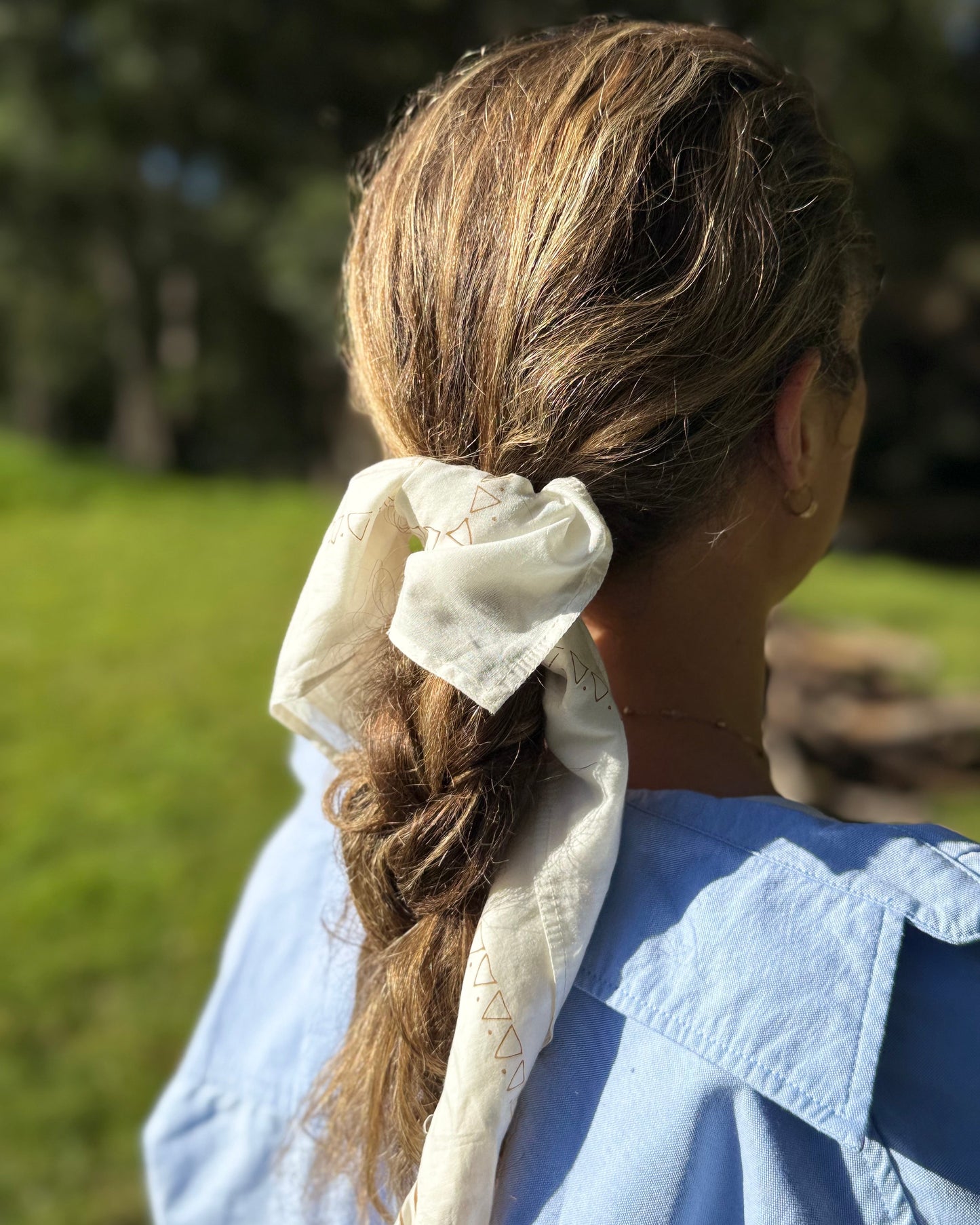 Eloise et moi - Hand dyed Organic cotton Suerte bandana