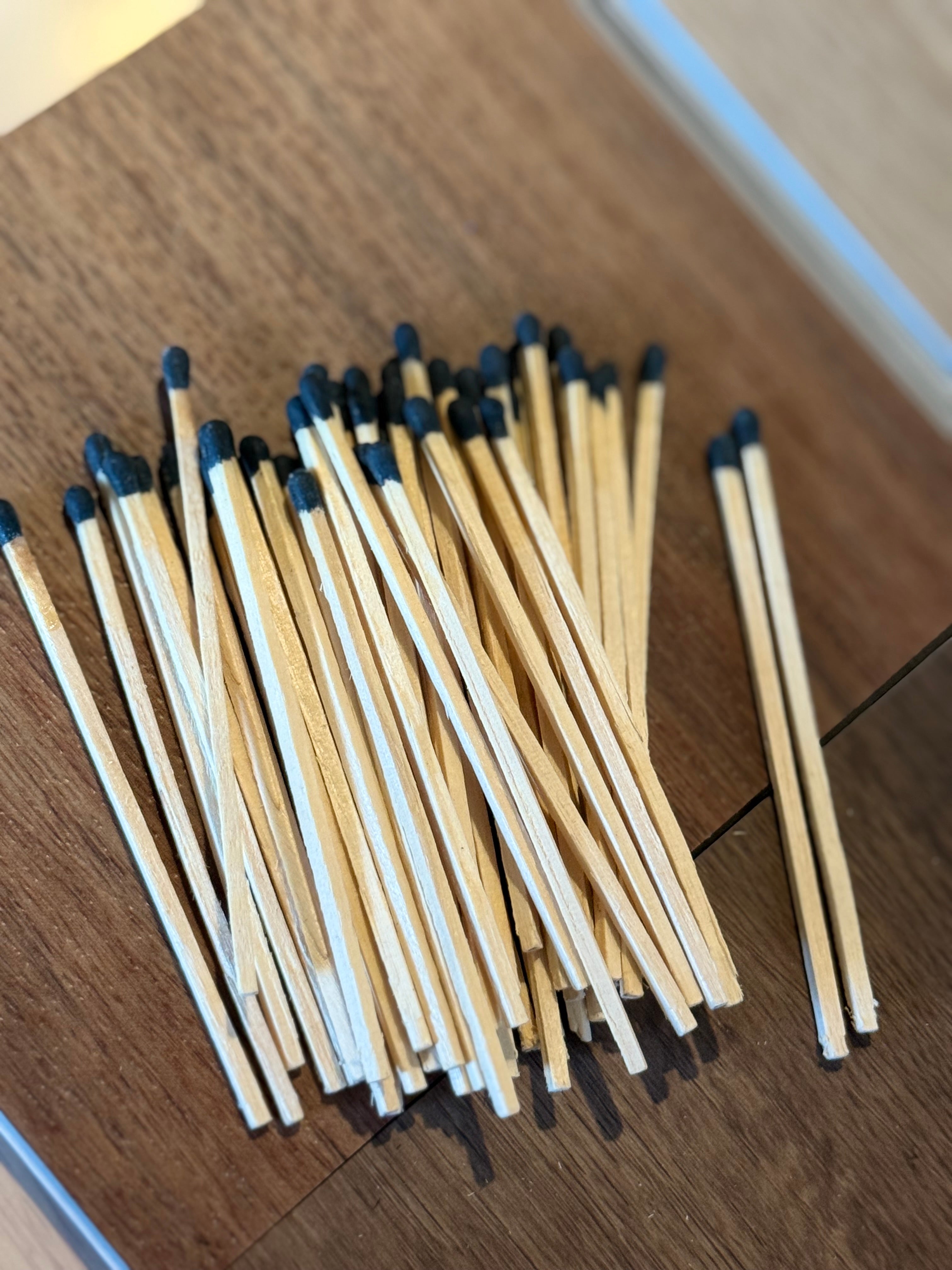 Matches in a jar