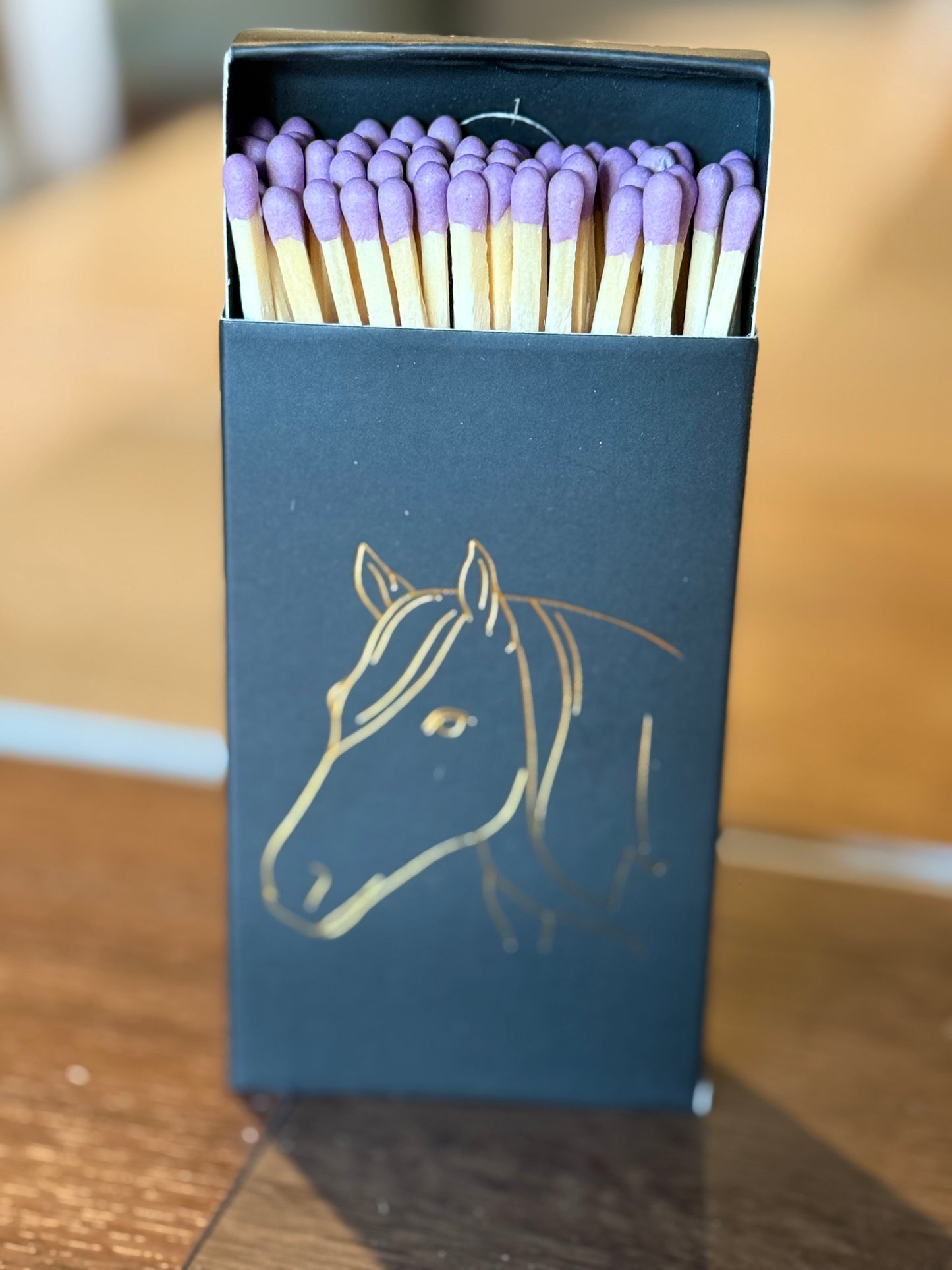 Stable Style - Black Oversized Horse Head Matches