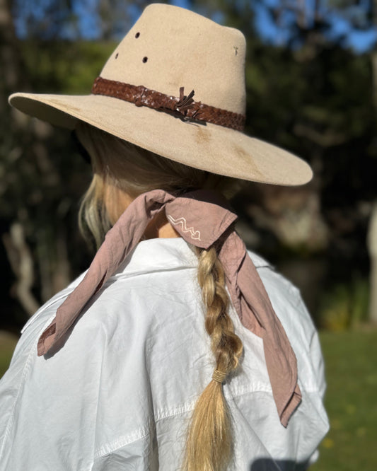 Eloise et moi - Hand dyed Organic cotton Suerte bandana