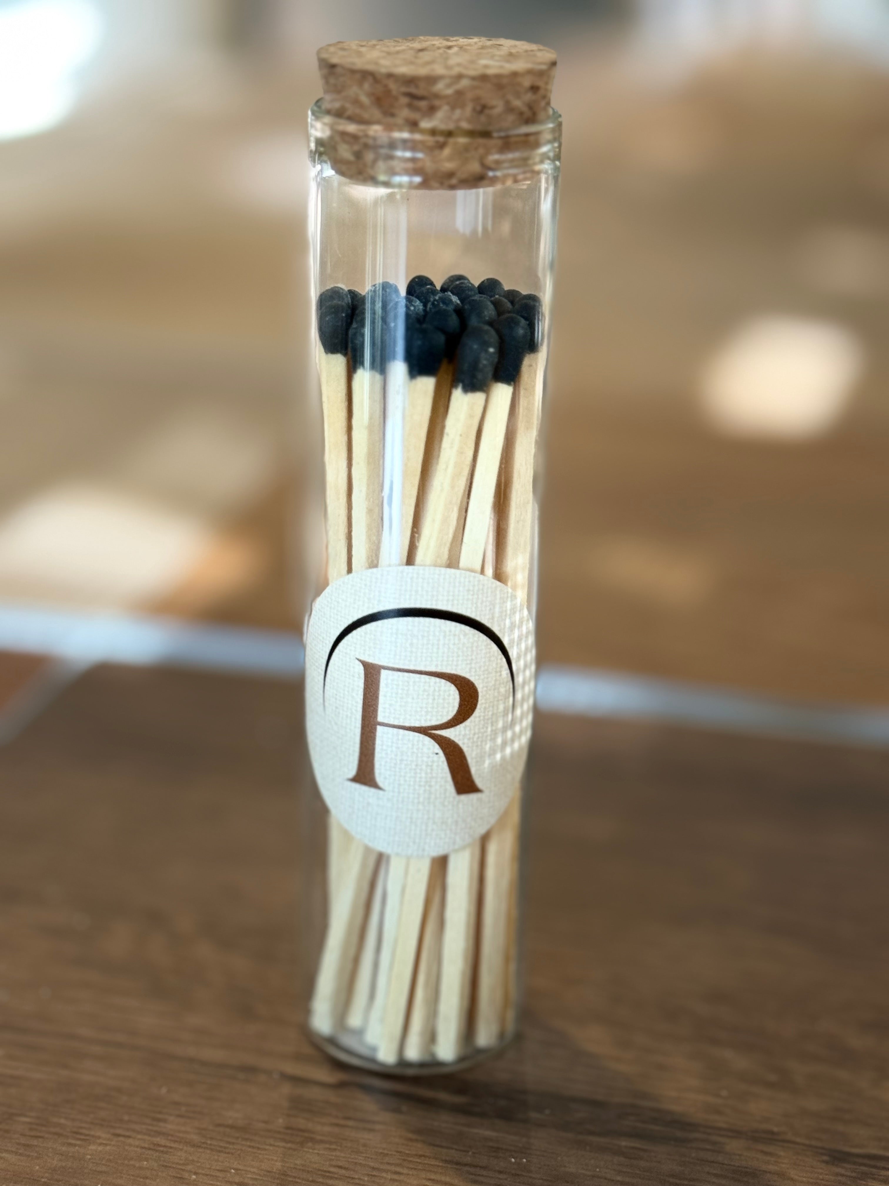 Matches in a jar