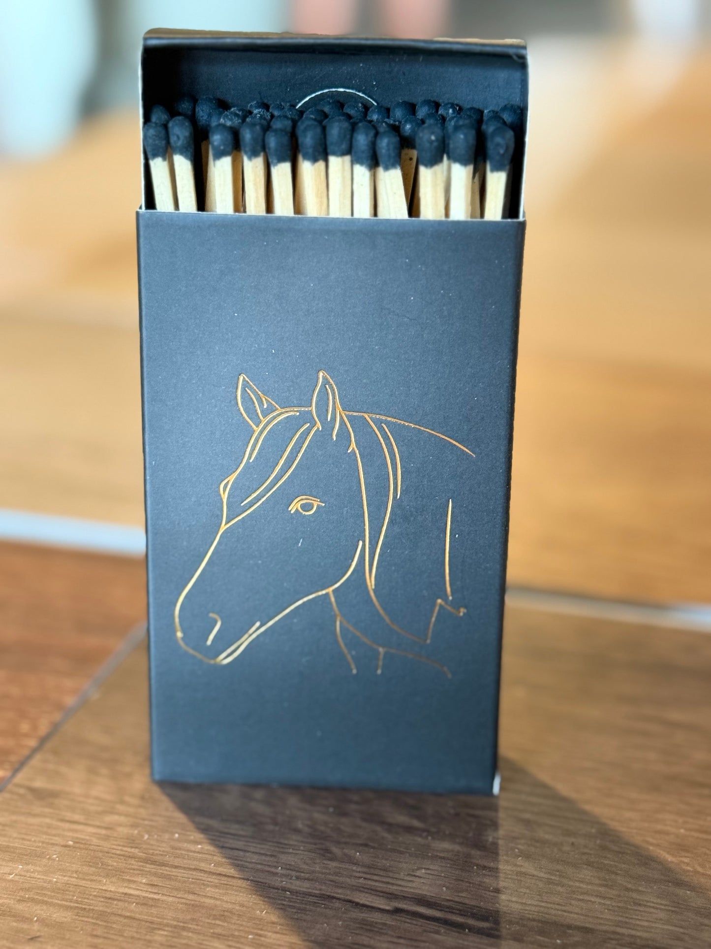 Stable Style - Black Oversized Horse Head Matches