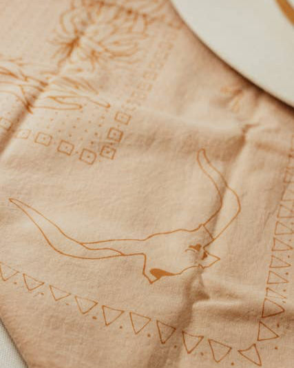 Eloise et moi - Hand dyed Organic cotton Suerte bandana