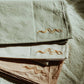 Eloise et moi - Hand embroidered DESIERTO cotton bandana, Plant dyed: