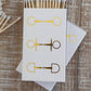 Stable Style - White Oversized Horse Bit Matches