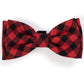 The Worthy Dog - Tan Plaid Bow Tie Small 🐶 🐈‍⬛